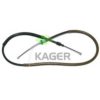 KAGER 19-1903 Cable, parking brake